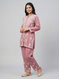 Floral Embroidered Co-ord Set
