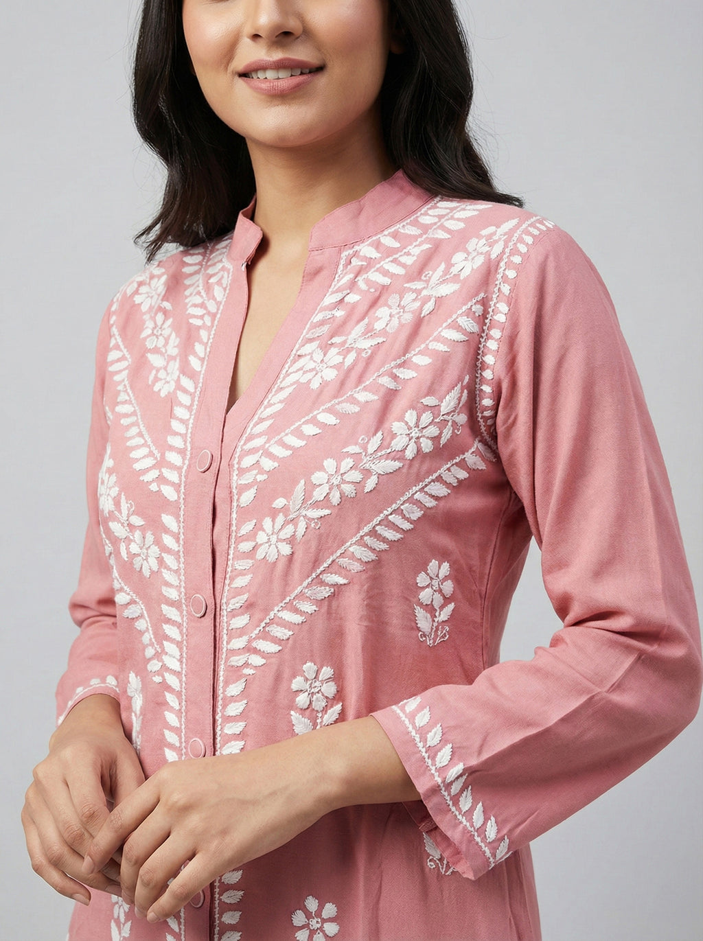 Floral Embroidered Co-ord Set