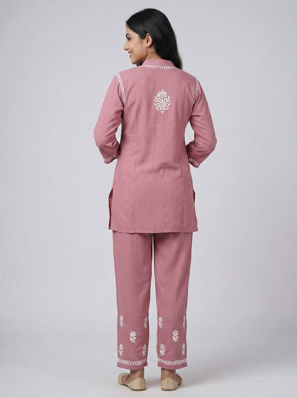 Floral Embroidered Co-ord Set