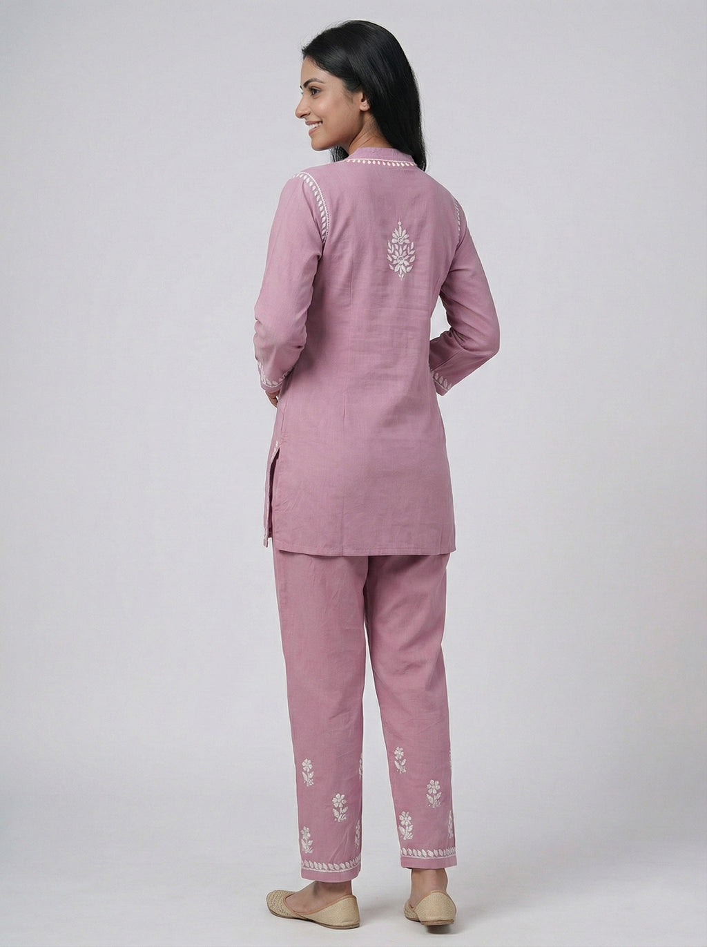 Floral Embroidered Co-ord Set