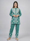 Floral Embroidered Co-ord Set