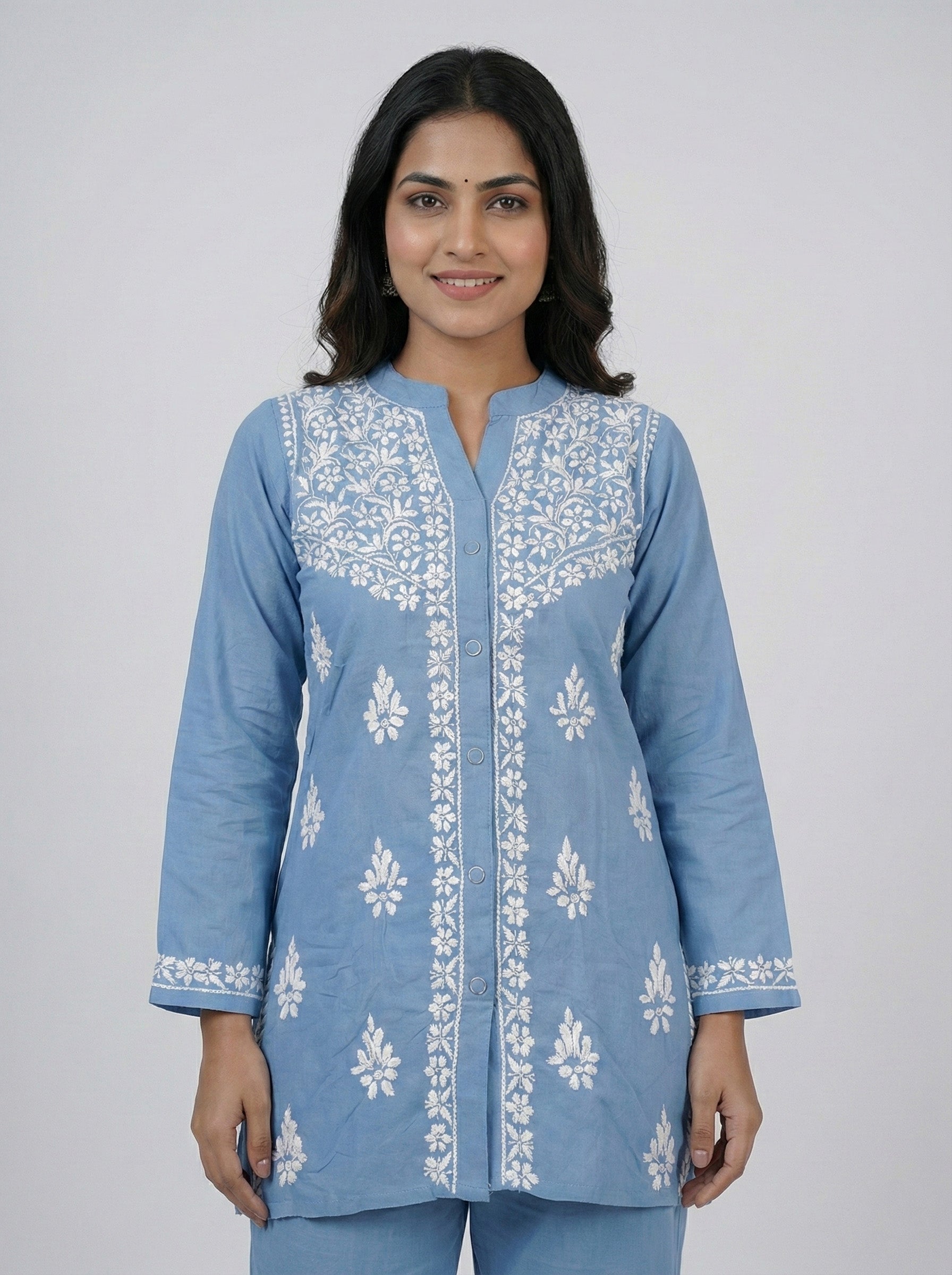 Floral Embroidered Co-ord Set