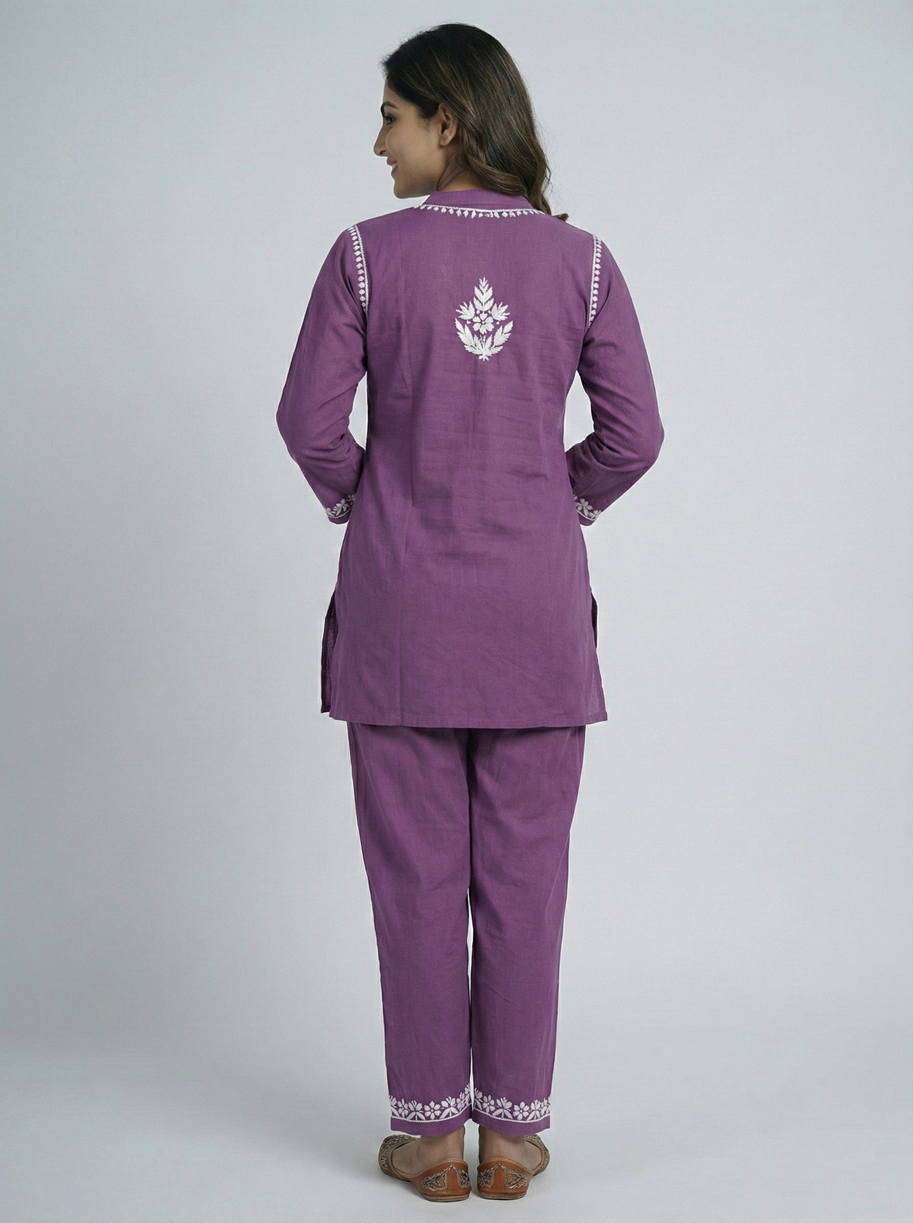 Floral Embroidered Co-ord Set
