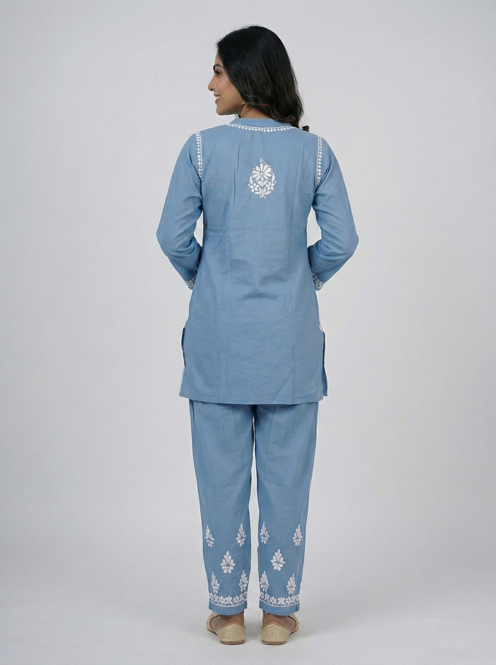 Floral Embroidered Co-ord Set