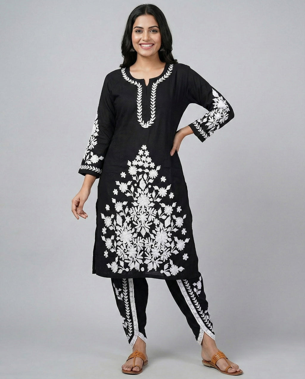 Floral Embroidered Co-ord Set