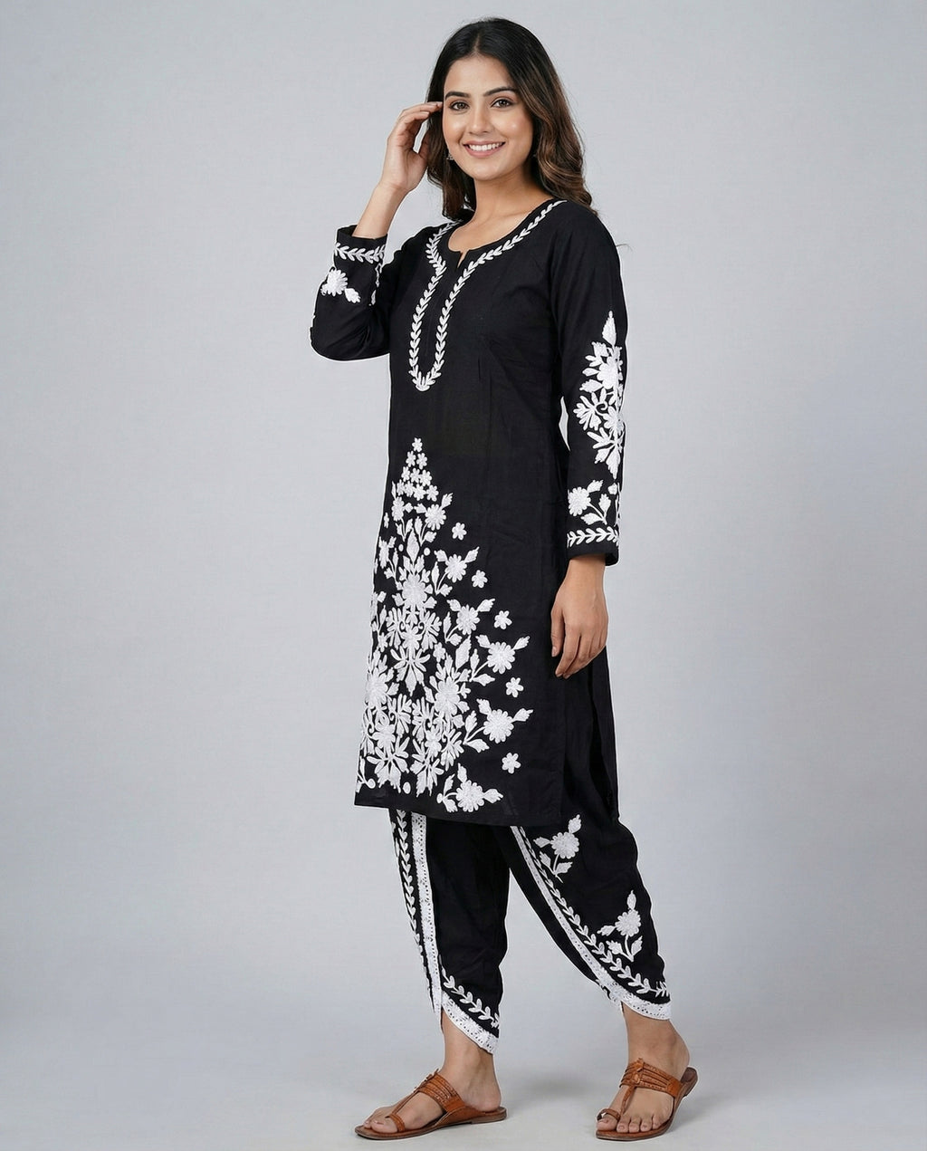 Floral Embroidered Co-ord Set