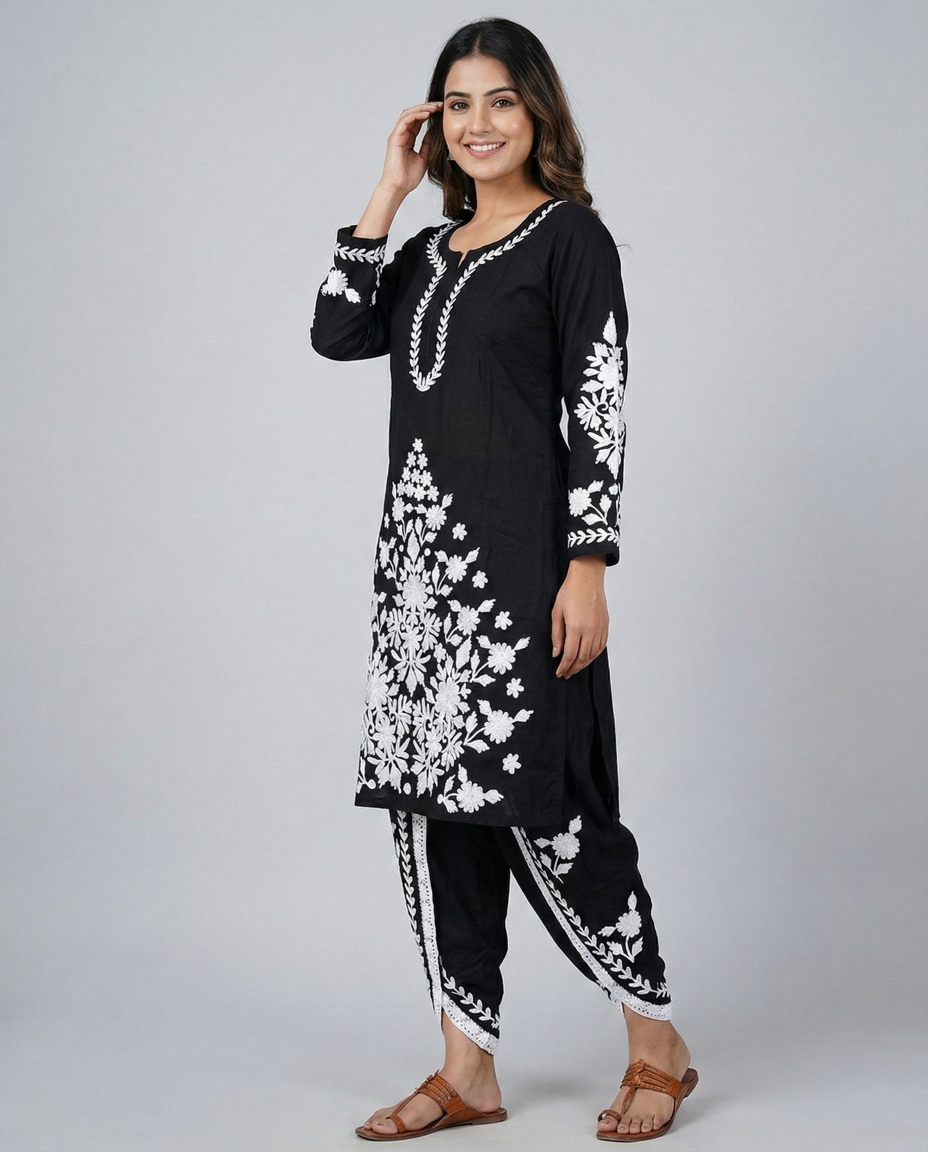 Floral Embroidered Co-ord Set