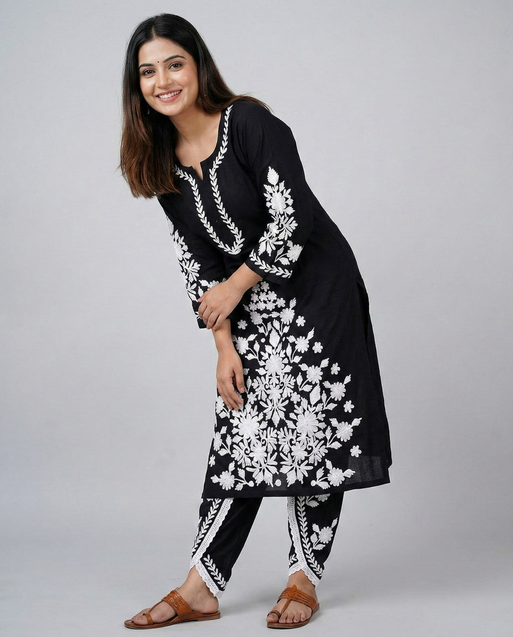 Floral Embroidered Co-ord Set