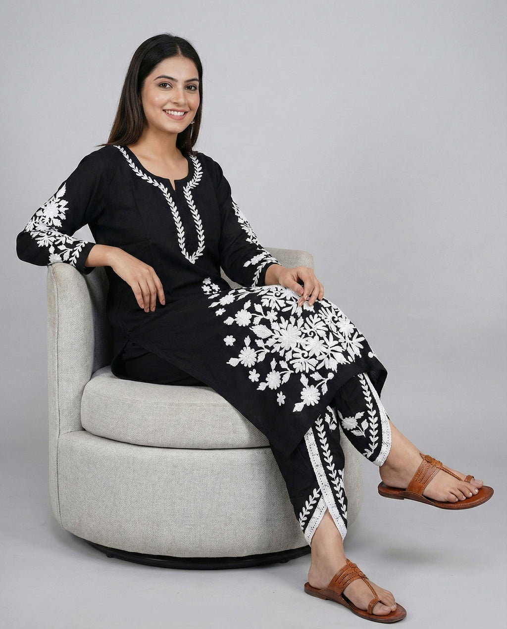 Floral Embroidered Co-ord Set