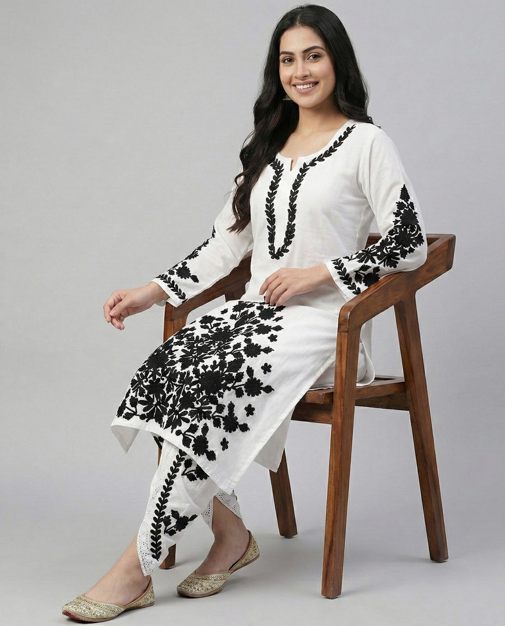 Floral Embroidered Co-ord Set