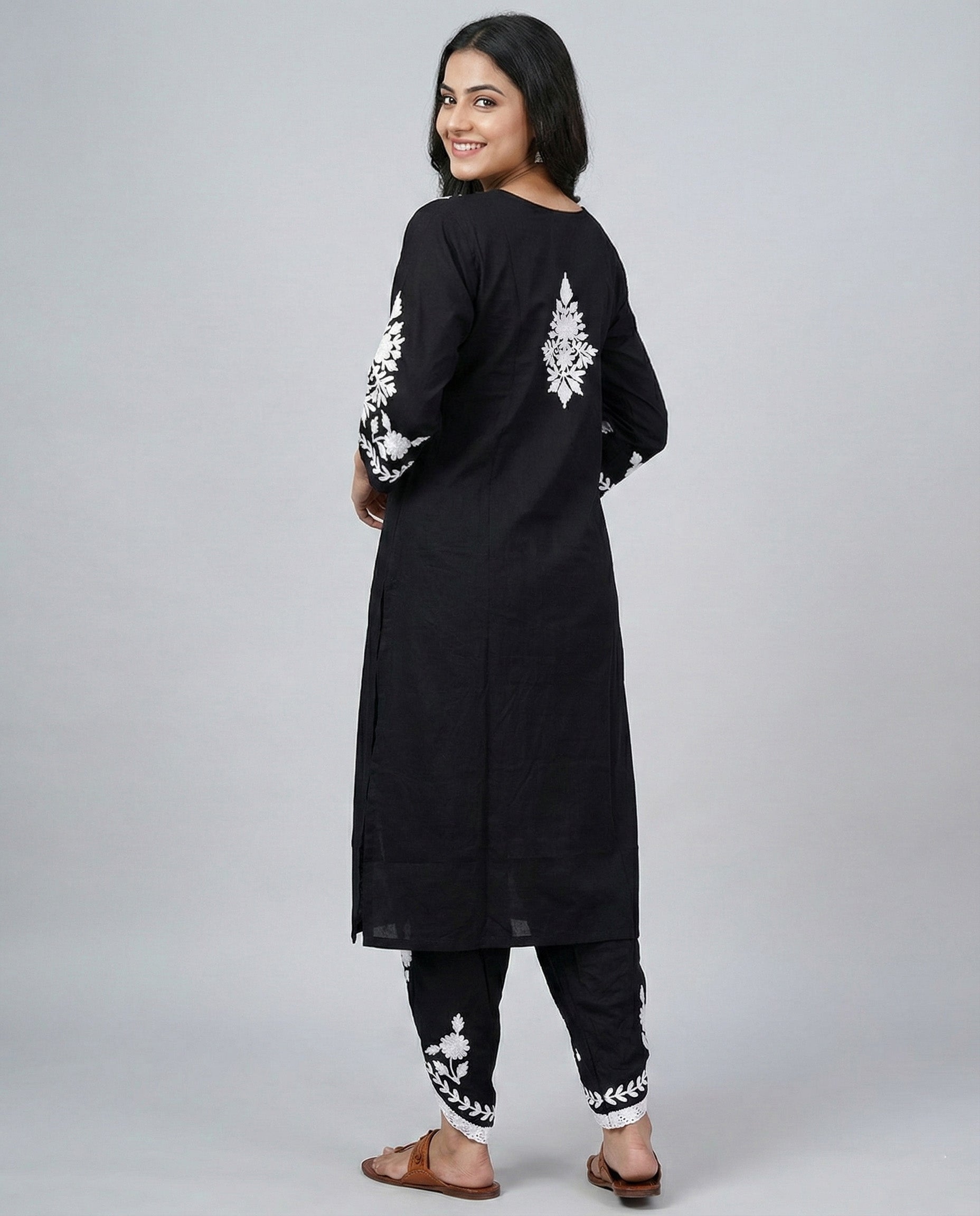 Floral Embroidered Co-ord Set