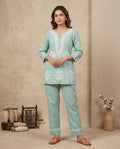 Floral Embroidered Co-ord Set