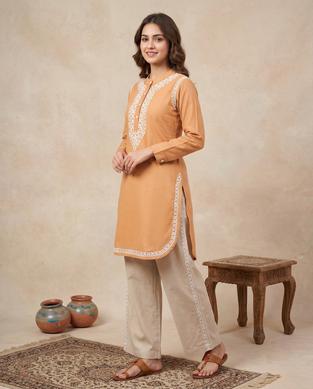 Floral Embroidered Co-ord Set