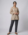 Floral Embroidered Chikankari Chikankari Kurti