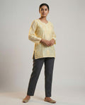 Floral Embroidered Chikankari Chikankari Kurti