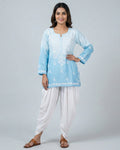 Floral Embroidered Chikankari Chikankari Kurti