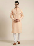Hand Embroidered Cotton Men Kurta