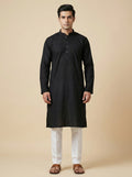 Hand Embroidered Cotton Men Kurta