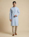 Hand Embroidered Cotton Men Kurta