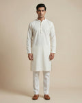 Hand Embroidered Cotton Men Kurta