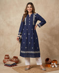 Women Floral Embroidered Chikankari Floral Kurta