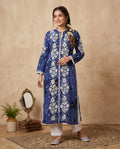 Women Floral Embroidered Chikankari Floral Kurta