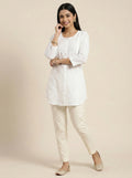 Floral Hand Embroidered Shirt