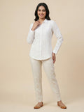 Floral Hand Embroidered Shirt